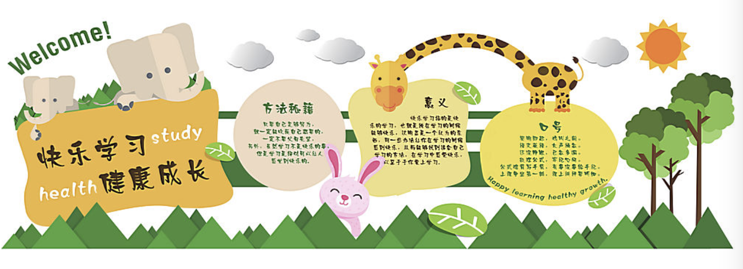 學(xué)習健康心理談心文化墻(圖2)
